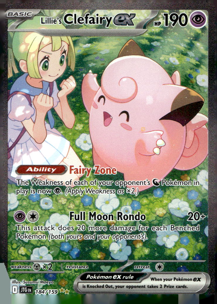 Lillie's Clefairy ex JTG 184/159 NM