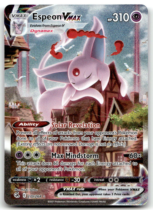 Espeon VMAX (Alternate Art Secret) SWSH08 270/264 NM