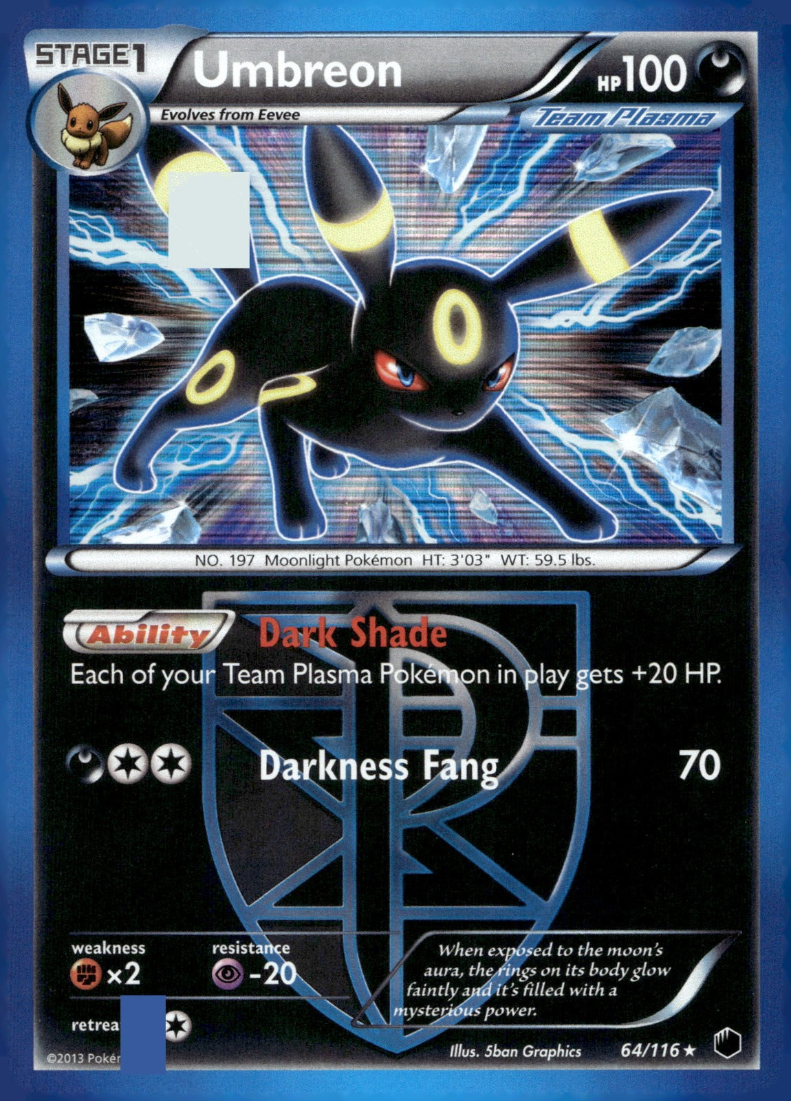 Umbreon (Team Plasma) PLF 64/116 LP
