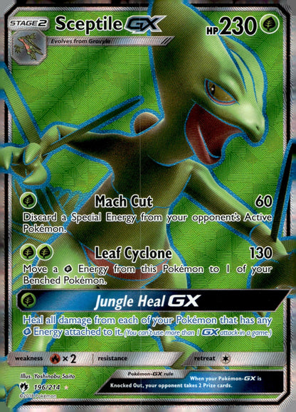 Sceptile GX (Full Art) SM8 196/214 NM