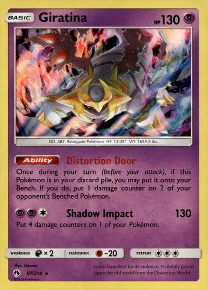 Giratina SM8 97/214 NM