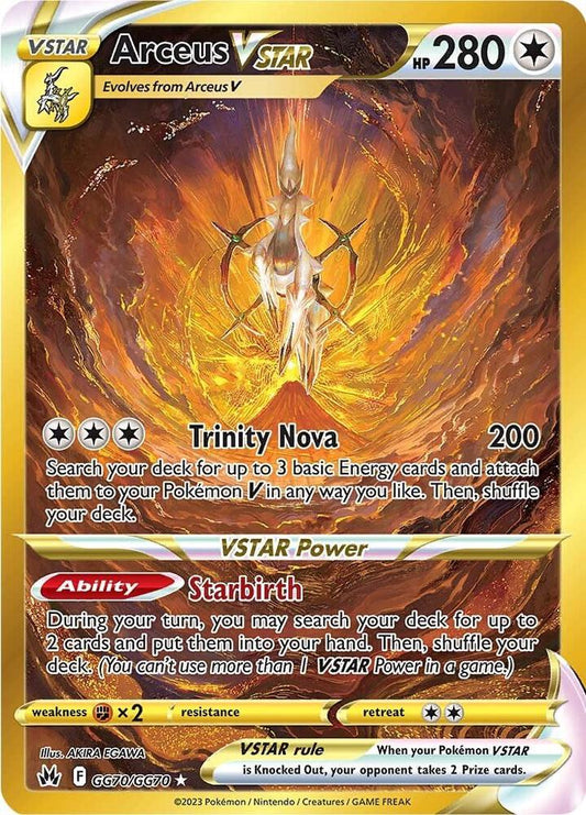 Arceus VSTAR (Secret) CRZ:GG GG70/GG70 NM