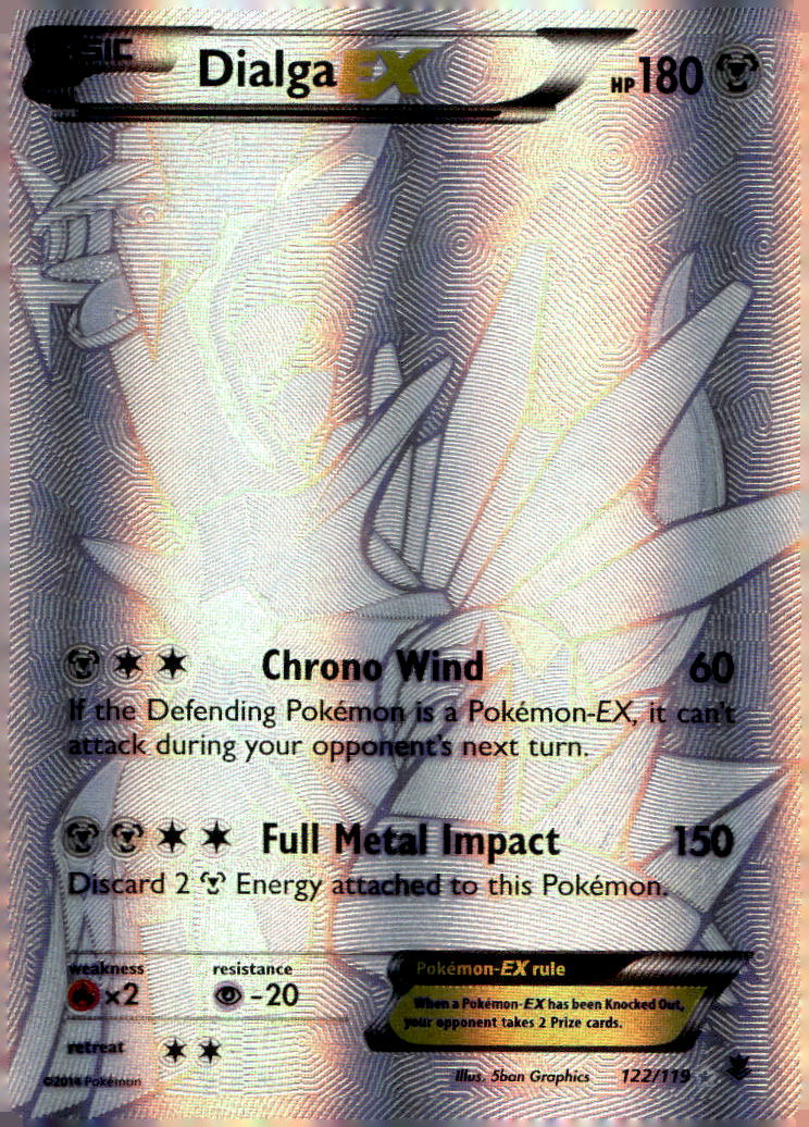 Dialga EX (122 Secret Rare) PHF 122/119 MP