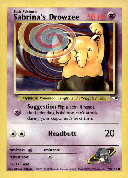 Sabrina's Drowzee G1 092/132 LP