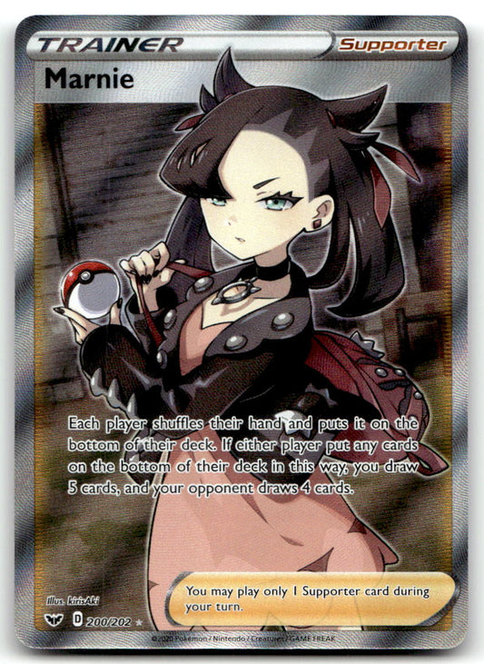 Marnie (Full Art) SWSH01 200/202 NM