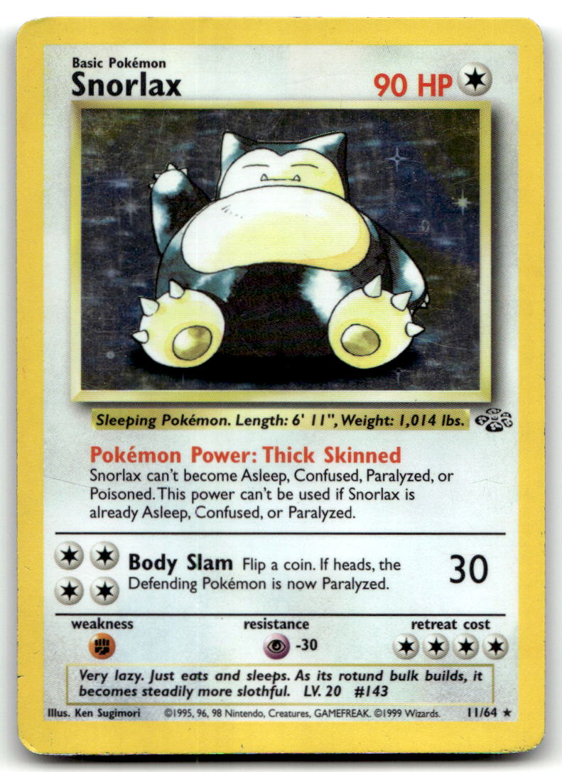 Snorlax (11) JU 11/64 MP