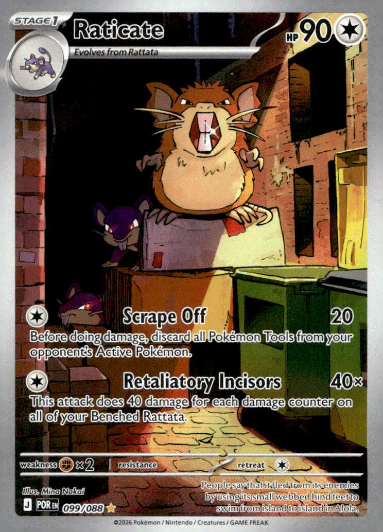 Raticate POR 099/088 NM