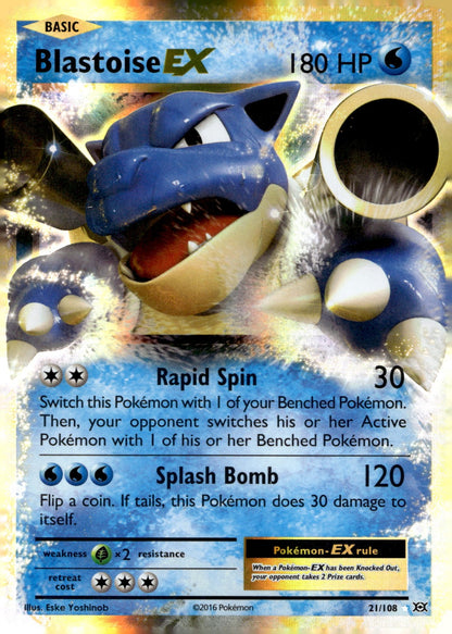Blastoise EX EVO 21/108 LP