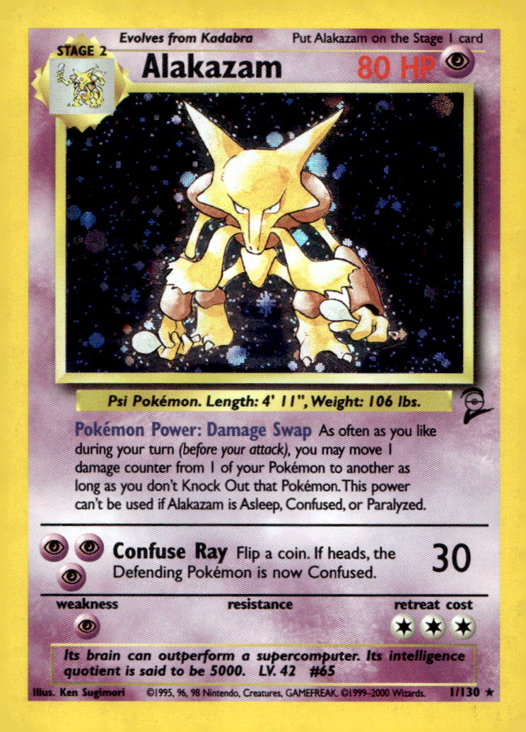 Alakazam BS2 001/130 HP