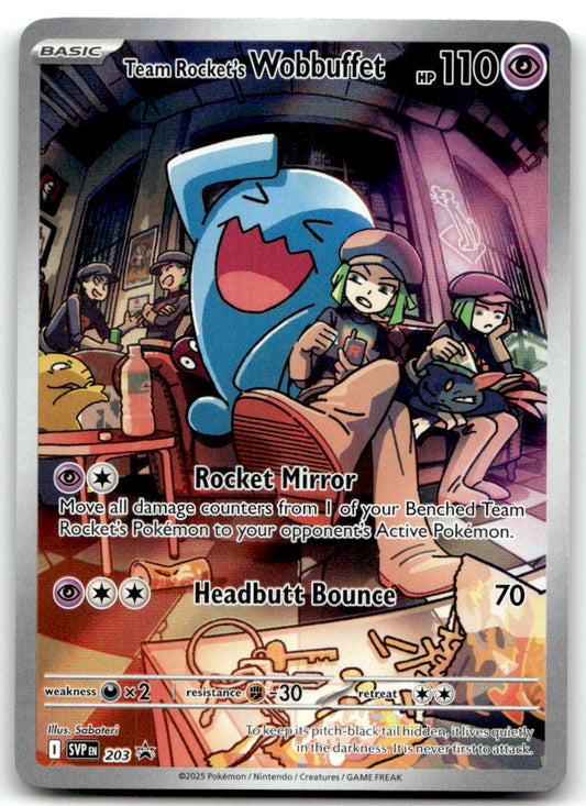 Team Rocket's Wobbuffet SVP 203 NM