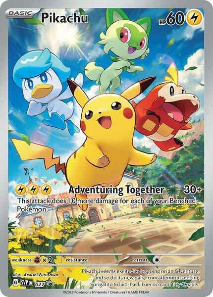 Pikachu SVP 027 NM SEALED
