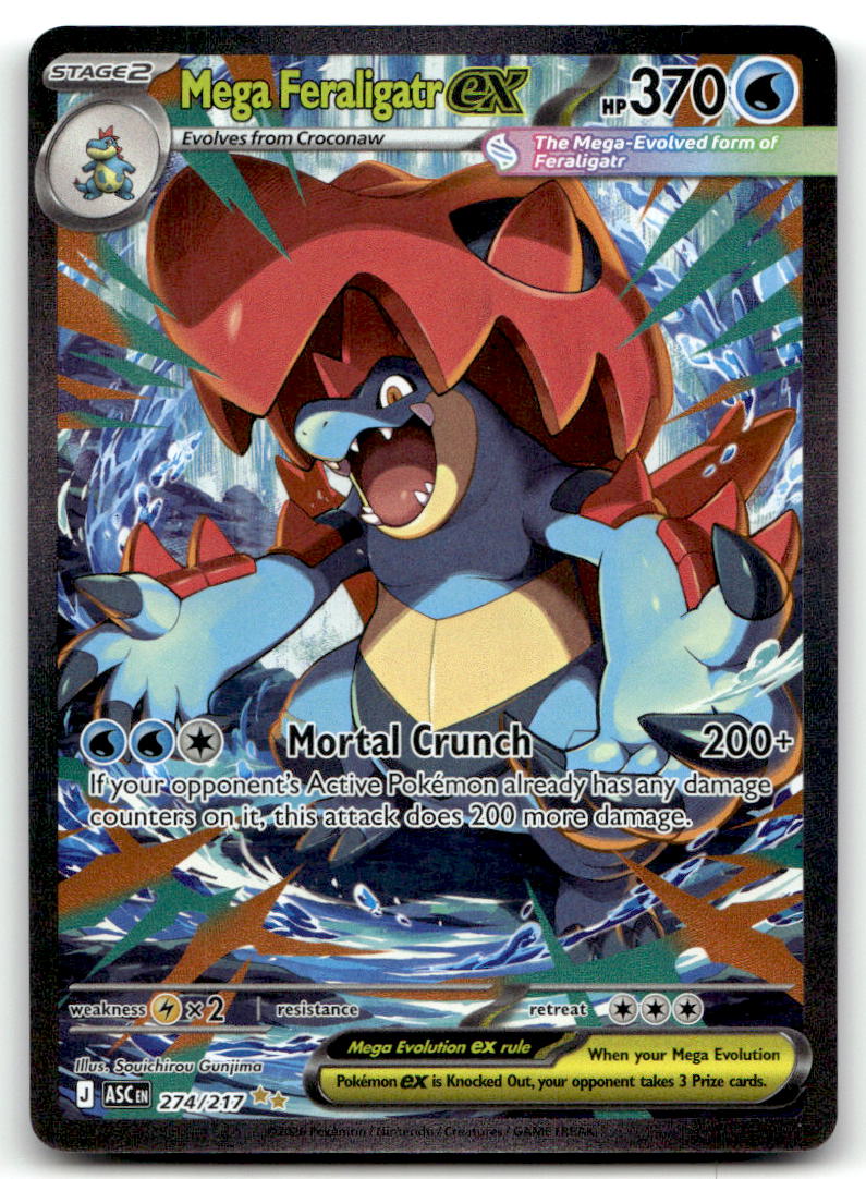 Mega Feraligatr ex ASC 274/217 NM