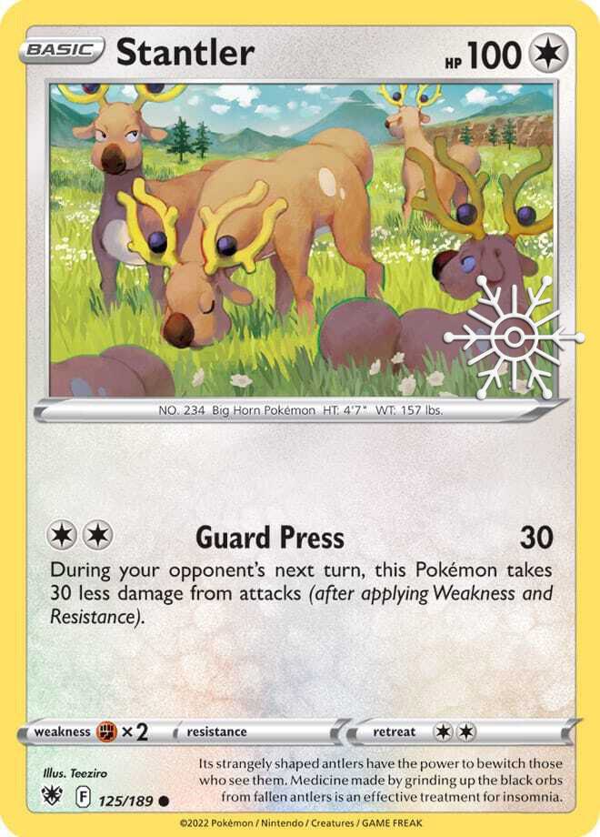 Stantler (Holiday Calendar) MCAP 125/189 NM SEALED