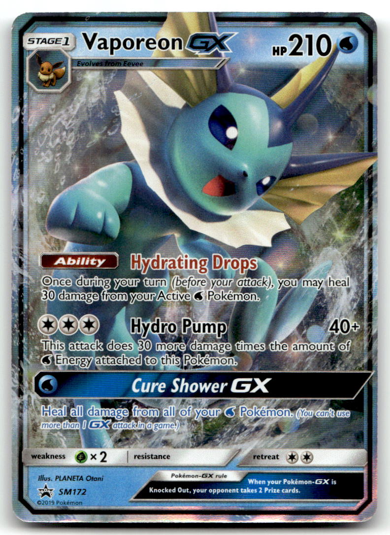 Vaporeon GX SMP SM172 NM