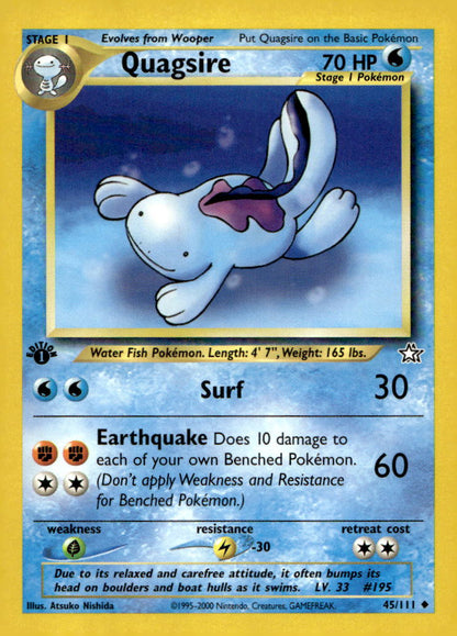 Quagsire N1 045/111 NM