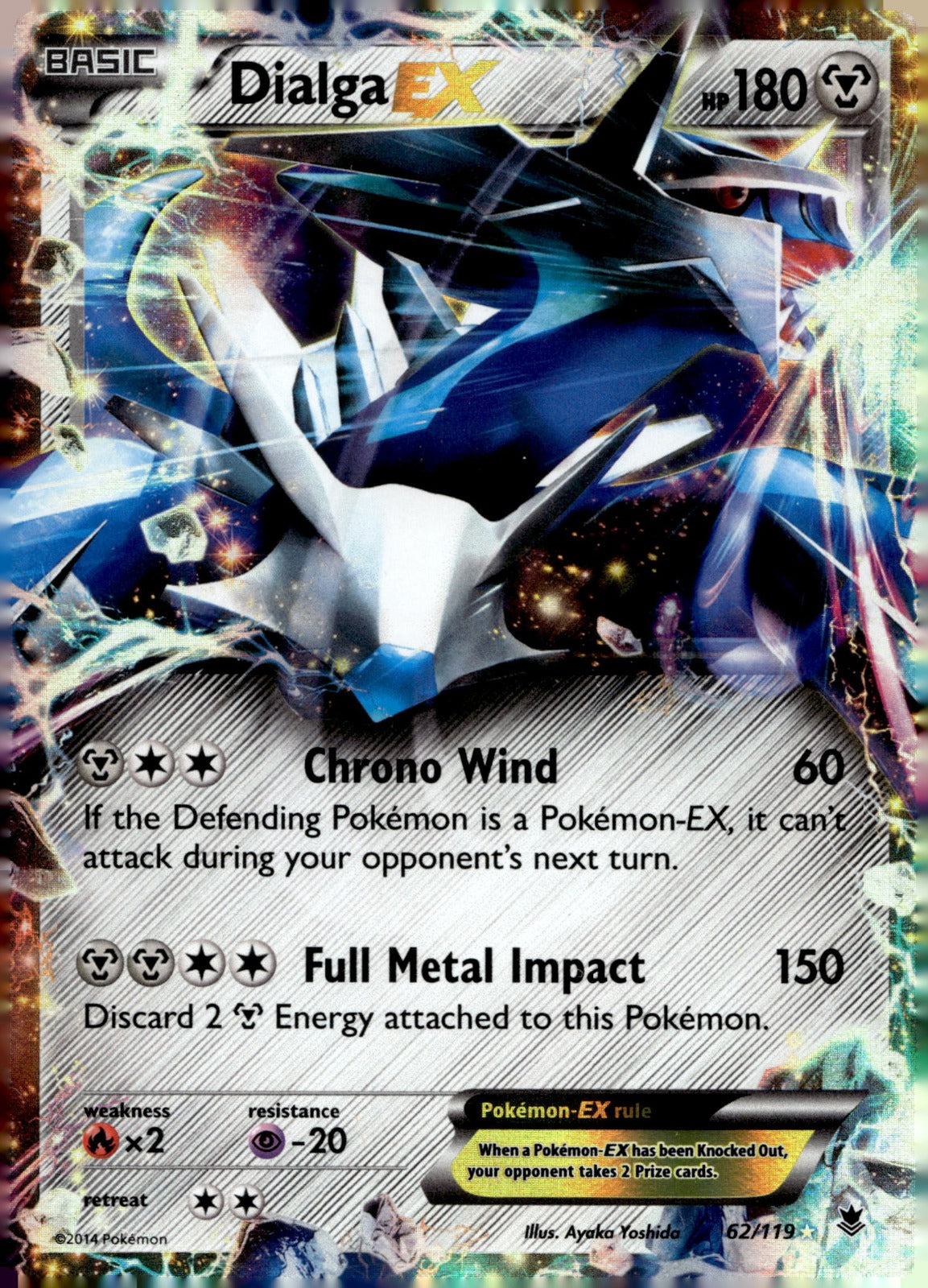 Dialga EX PHF 62/119 MP