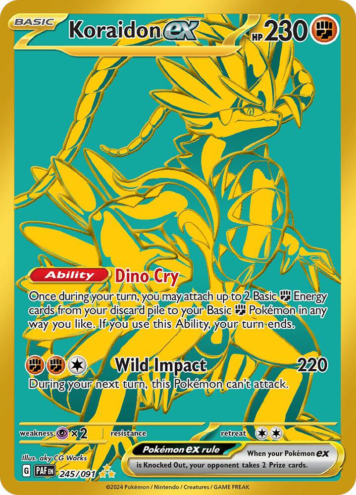 Koraidon ex PAF 245/091 NM