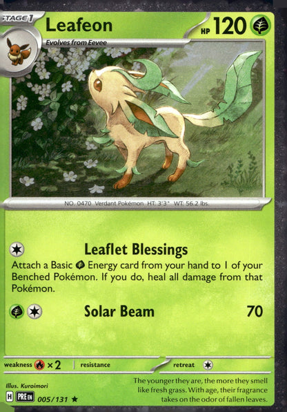Leafeon (Cosmos Holo) MCAP 005/131 NM