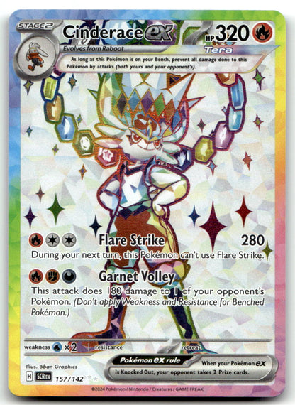 Cinderace ex SCR 157/142 NM