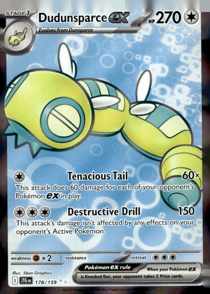 Dudunsparce ex JTG 178/159 NM