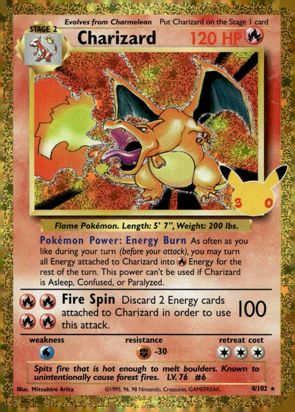 Charizard 30C 4/102 NM