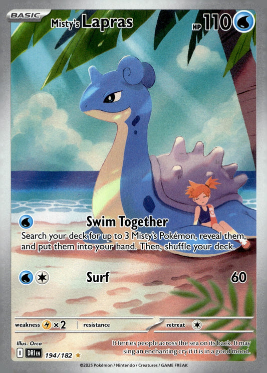 Misty's Lapras DRI 194/182 NM