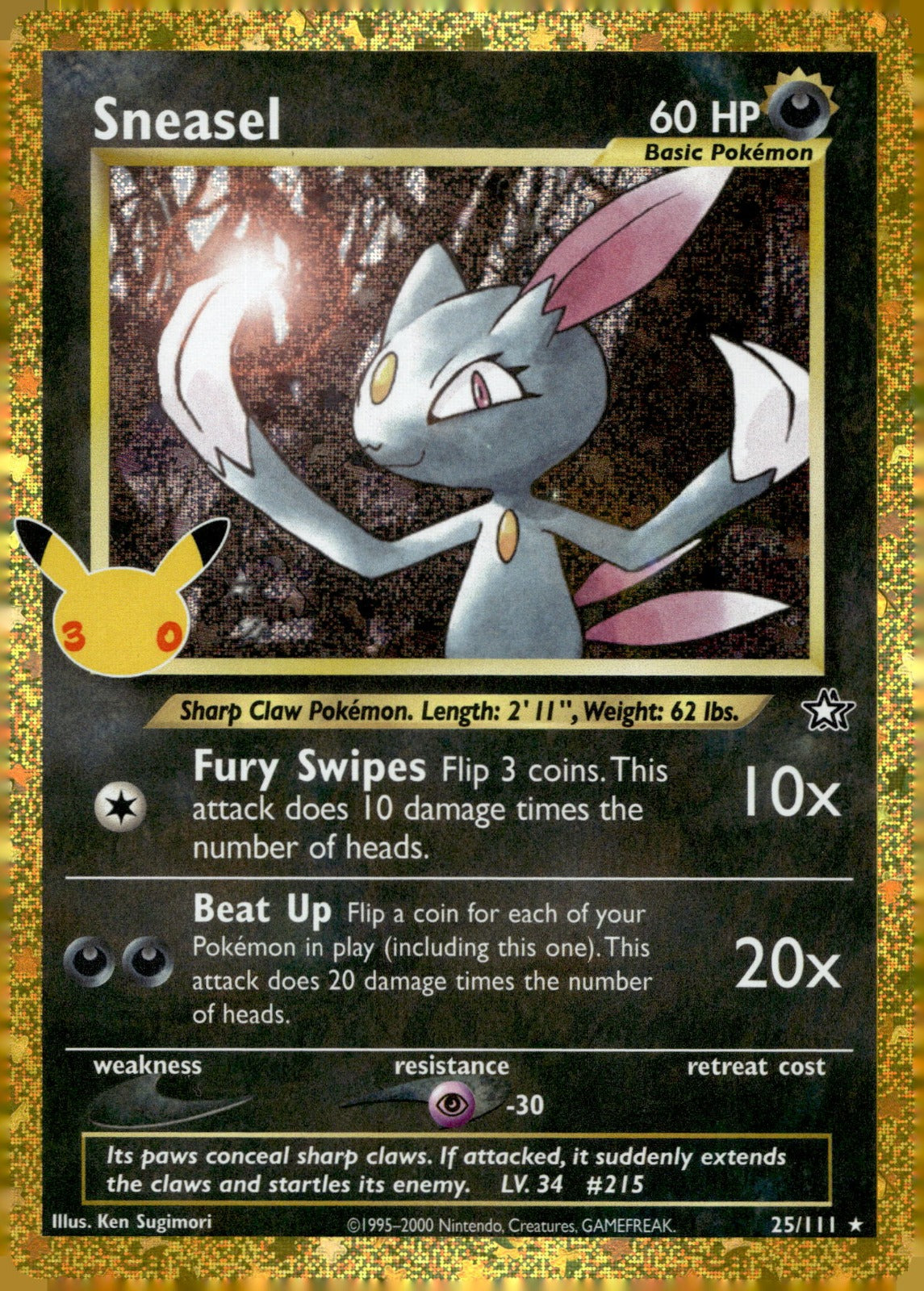 Sneasel 30C 25/111 NM