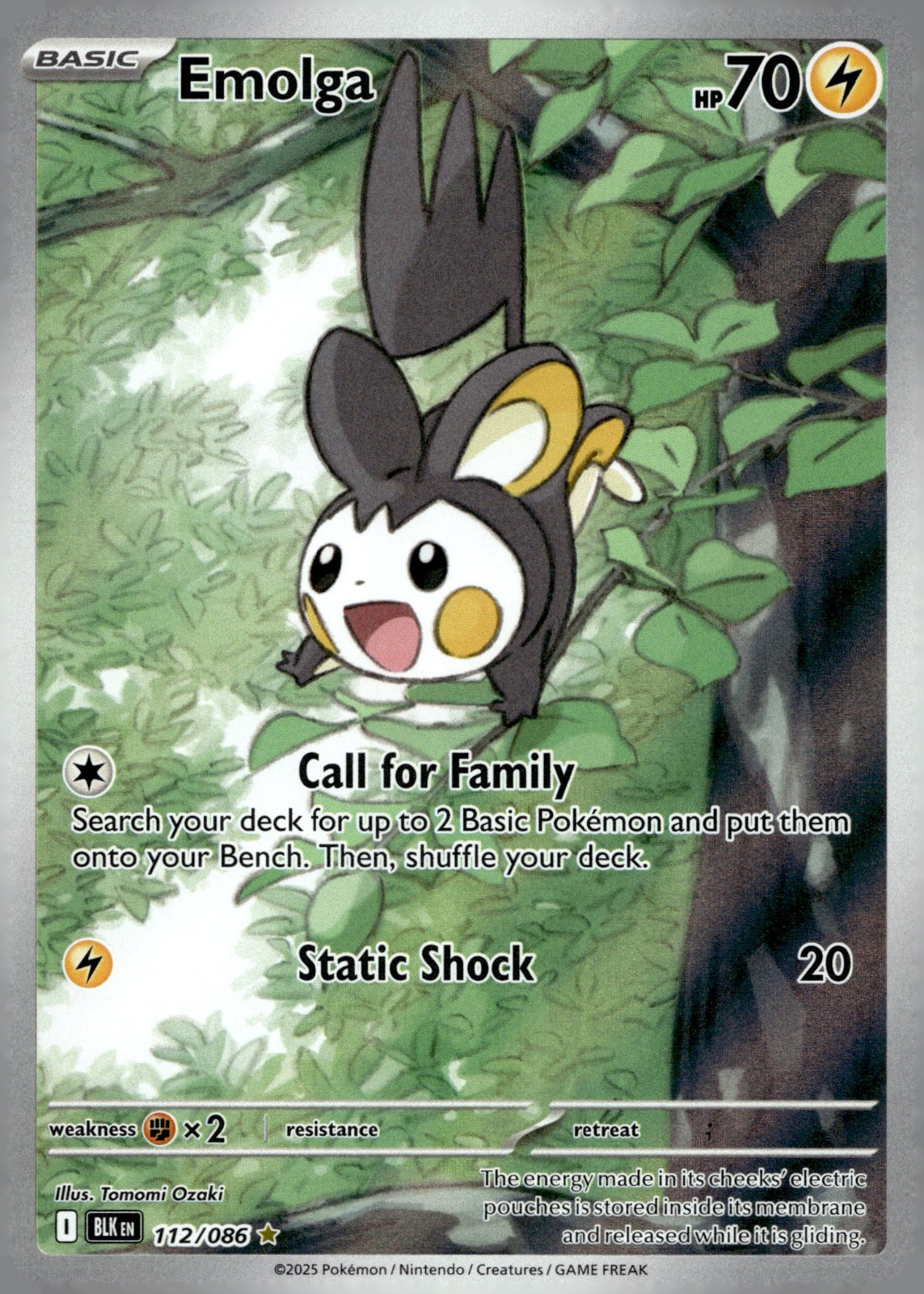 Emolga BLK 112/086 NM