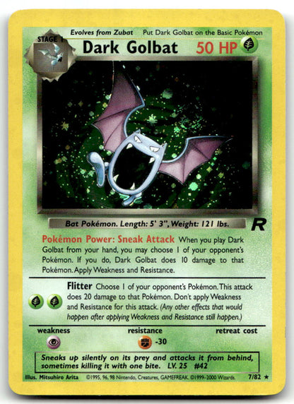 Dark Golbat (7) TR 07/82 NM