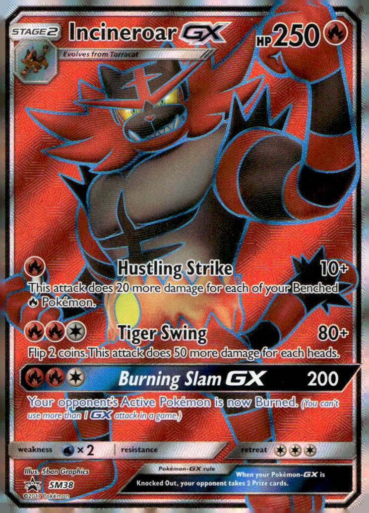 Incineroar GX SMP SM38 LP