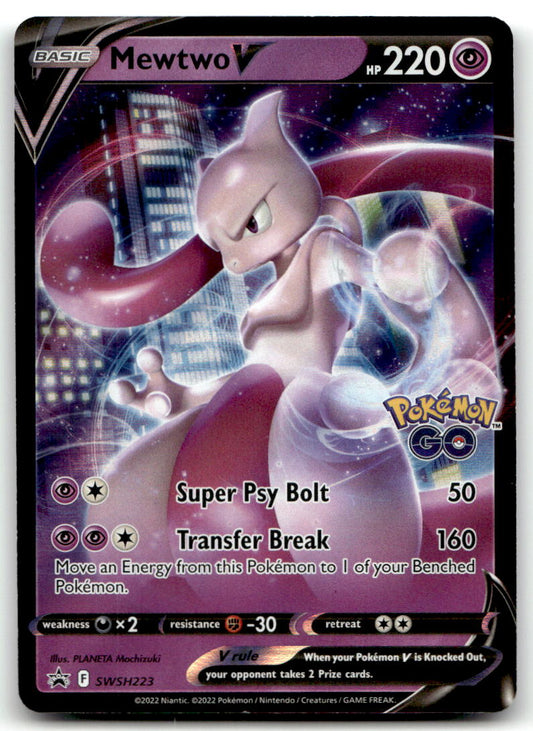 Mewtwo V SWSD SWSH223 NM