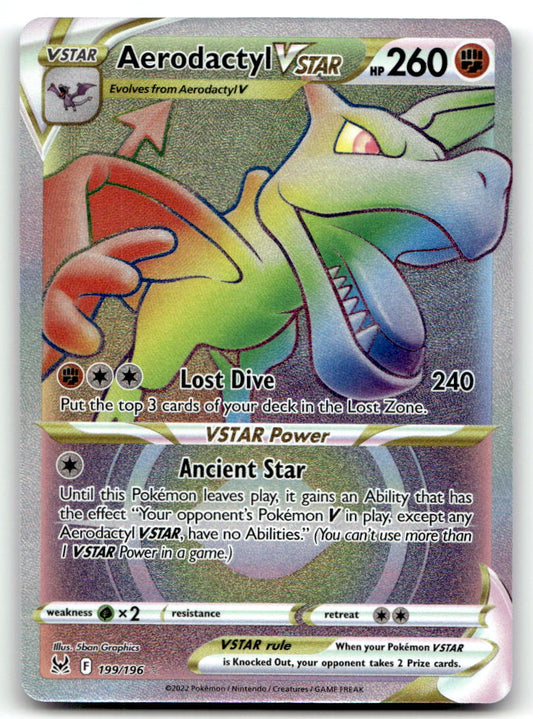 Aerodactyl VSTAR (Secret) SWSH11 199/196 NM