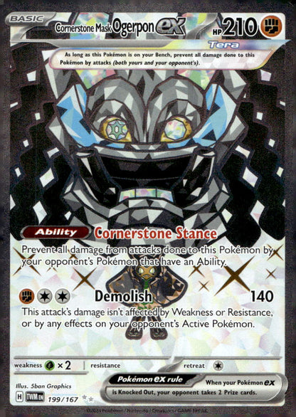 Cornerstone Mask Ogerpon ex TWM 199/167 NM