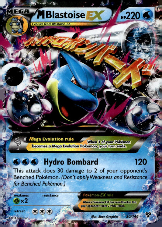 M Blastoise EX XY 30/146 LP
