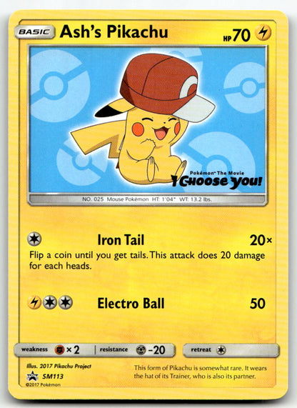 Ash's Pikachu SMP SM113 LP
