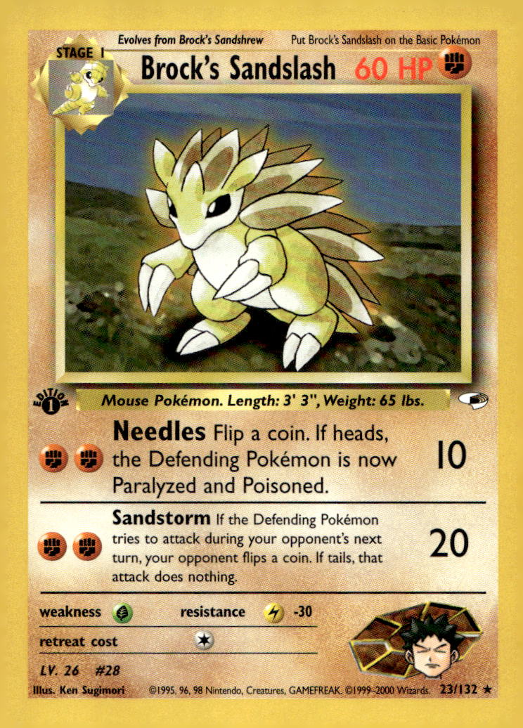 Brock's Sandslash G1 023/132 LP