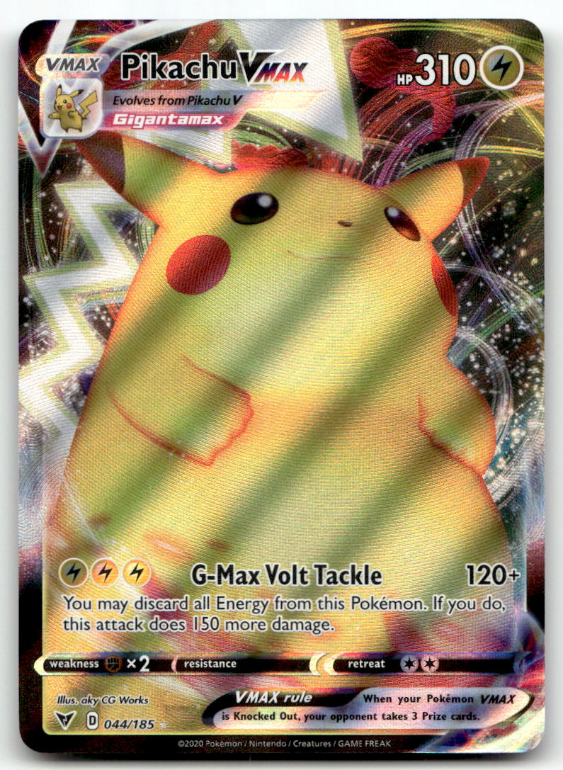 Pikachu VMAX SWSH04 044/185 NM