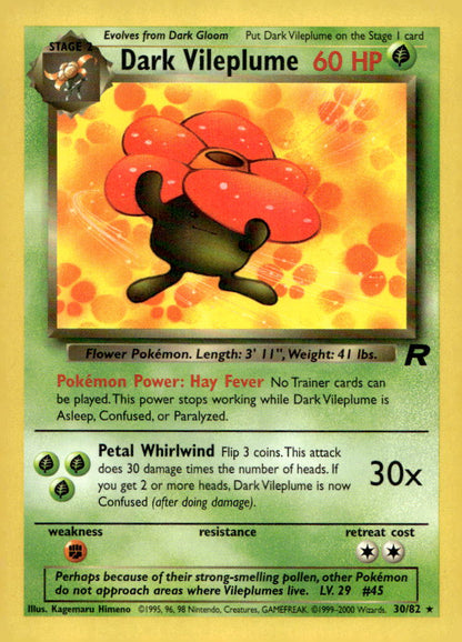 Dark Vileplume (30) TR 30/82 LP