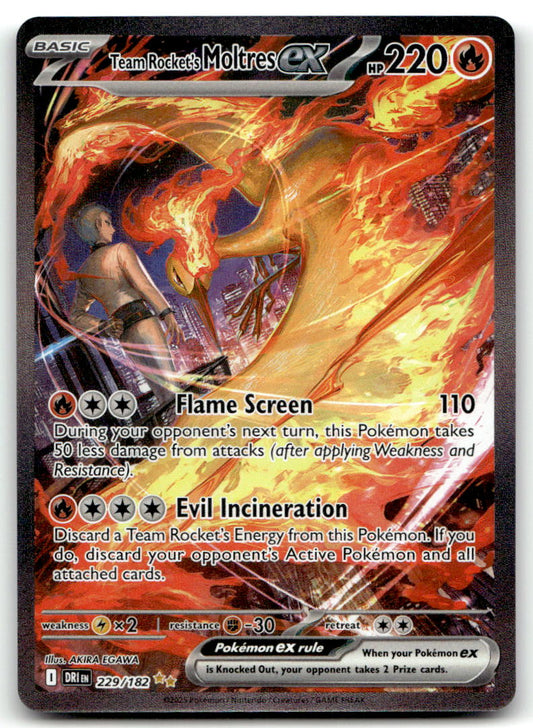 Team Rocket's Moltres ex - DRI 229/182 NM