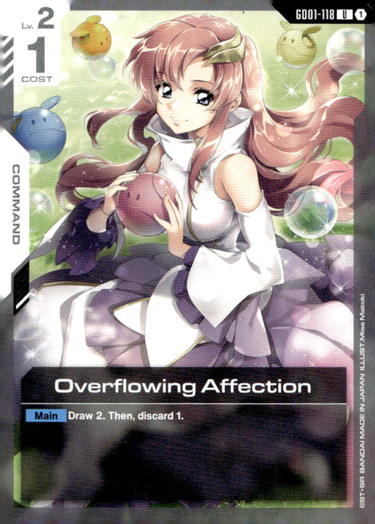 Overflowing Affection Uncommon Newtype Rising GD01-118 NM