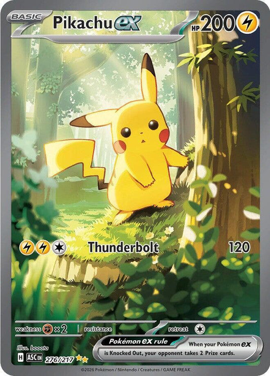 Pikachu ex ASC 276/217 NM