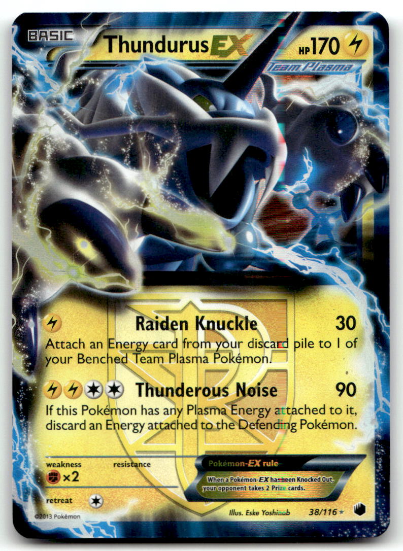Thundurus EX (Team Plasma) PLF 38/116 MP
