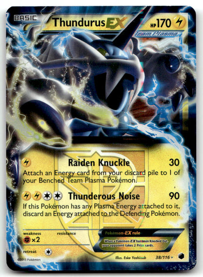 Thundurus EX (Team Plasma) PLF 38/116 MP