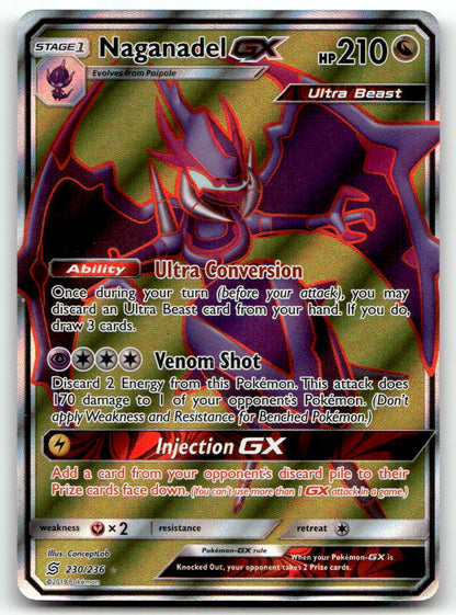 Naganadel GX (Full Art) SM11 230/236 MP