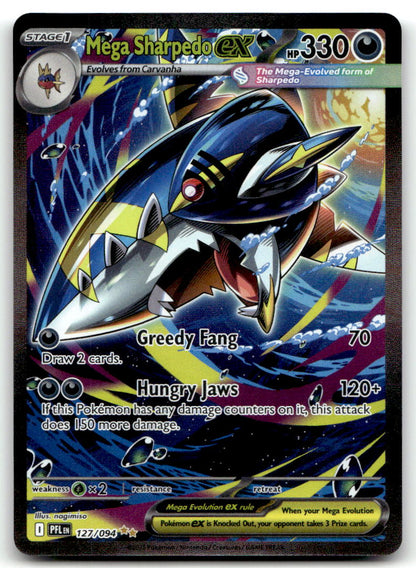 Mega Sharpedo ex PFL 127/094 NM