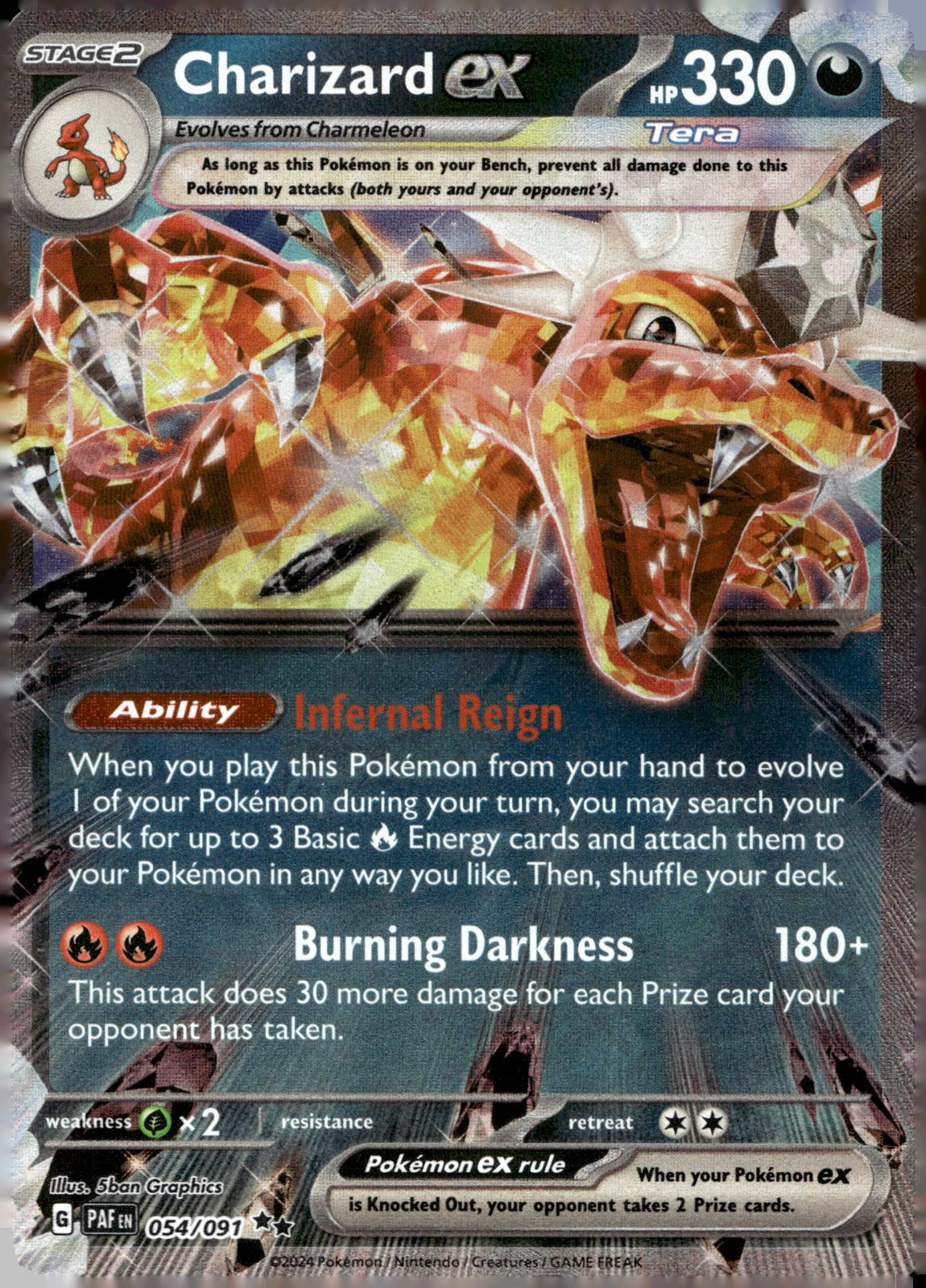 Charizard ex OBF 125/197 NM