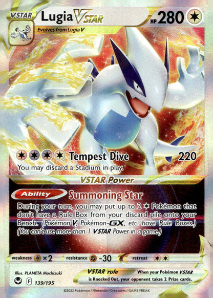 Lugia VSTAR SWSH12 139/195 NM