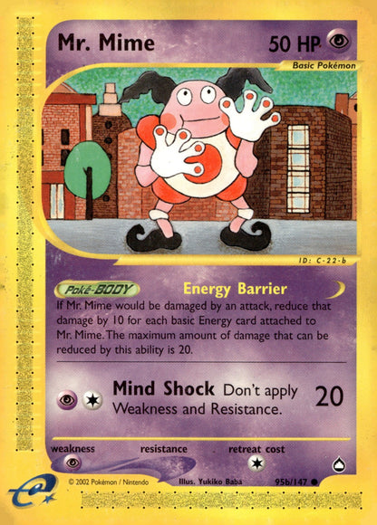 Mr. Mime (95b) AQ 095b/147 MP
