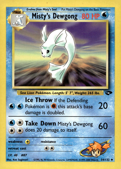 Misty's Dewgong G2 054/132 LP