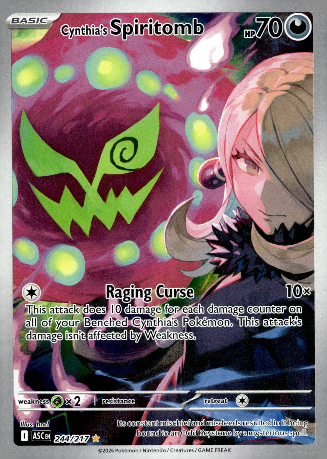 Cynthia's Spiritomb ASC 244/217 NM